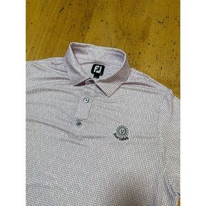 Sun Valley• Footjoy Golf Polo Large• All Over Print• Purple Geometic Performance